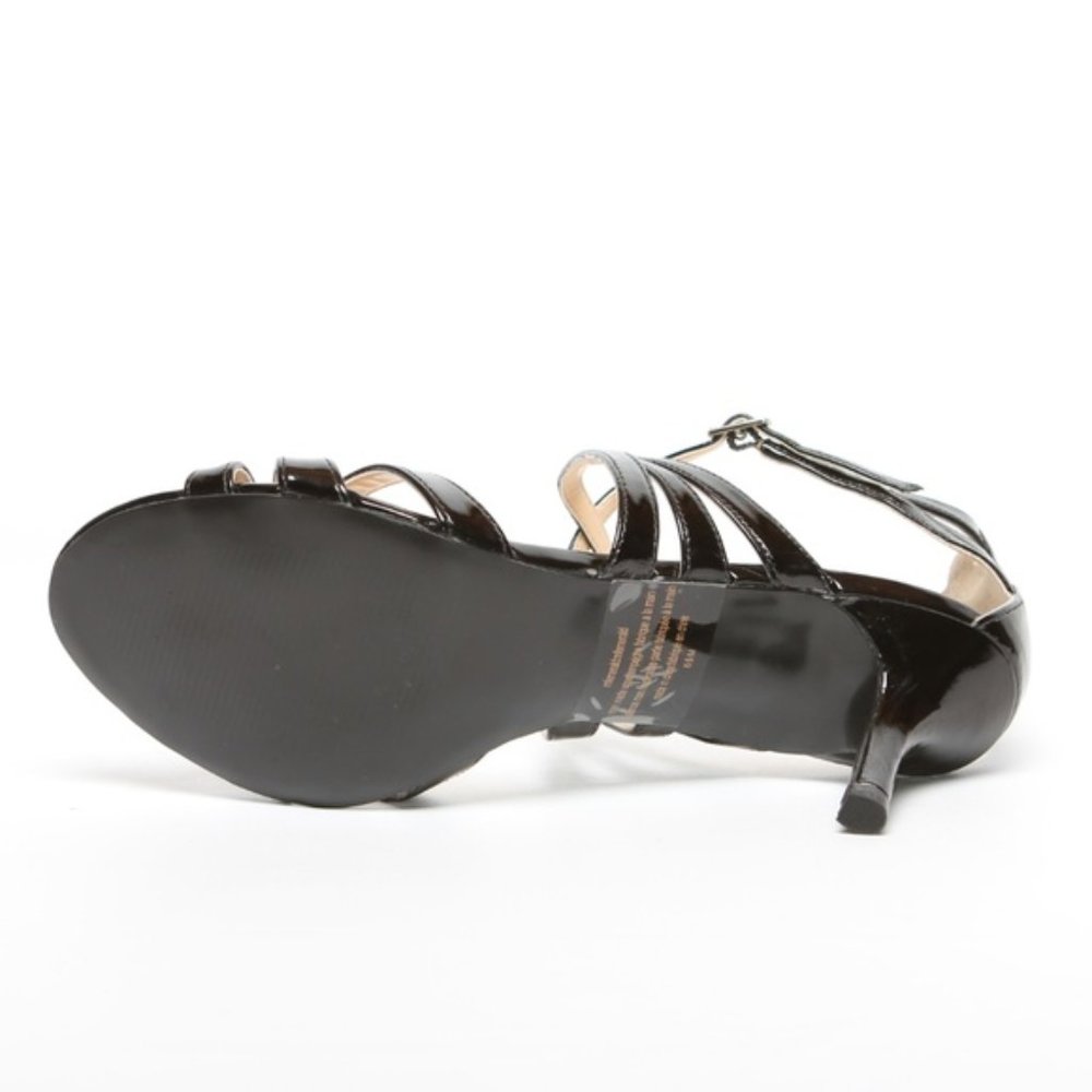 NEW Marc Fisher Strappy Sandals Heels Black - Picture 6 of 7